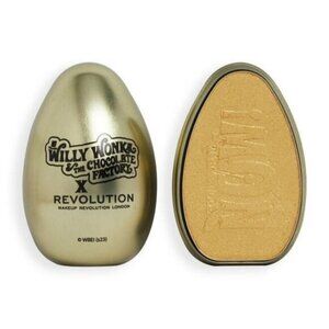 Makeup Revolution x Willy Wonka ~ Golden Egg Highlighter ~ I Want It Now ~ New
